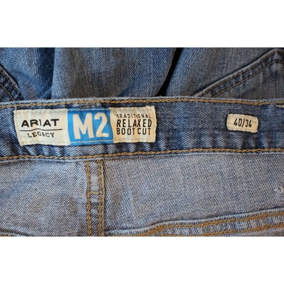 Ariat Legacy Mens 40 x 34 M2 Relaxed Bootcut Jeans K640 - Picture 4 of 5